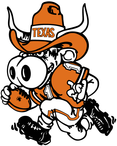 Texas Longhorns 1981-2002 Mascot Logo v2 iron on transfers for fabric